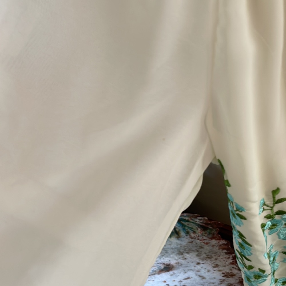 Free People embroidered crop top blouse - Picture 8 of 10